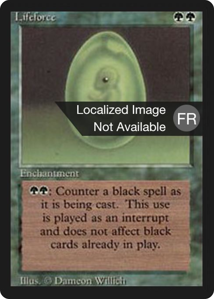 {F} Lifeforce [Foreign Black Border][FBB 3ED 207]