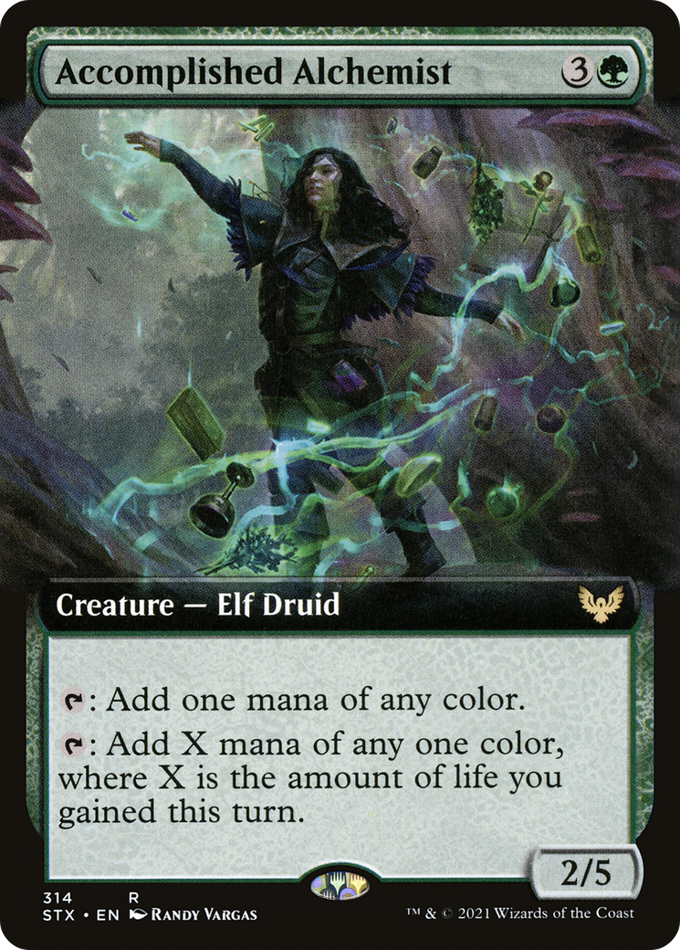 {R} Accomplished Alchemist (Extended Art) [Strixhaven: School of Mages][STX 314]