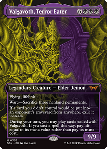 {@R} Valgavoth, Terror Eater (Showcase) [Duskmourn: House of Horror][DSK 352]
