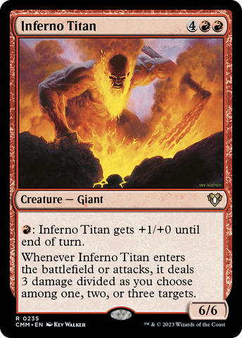 {R} Inferno Titan [Commander Masters][CMM 235]