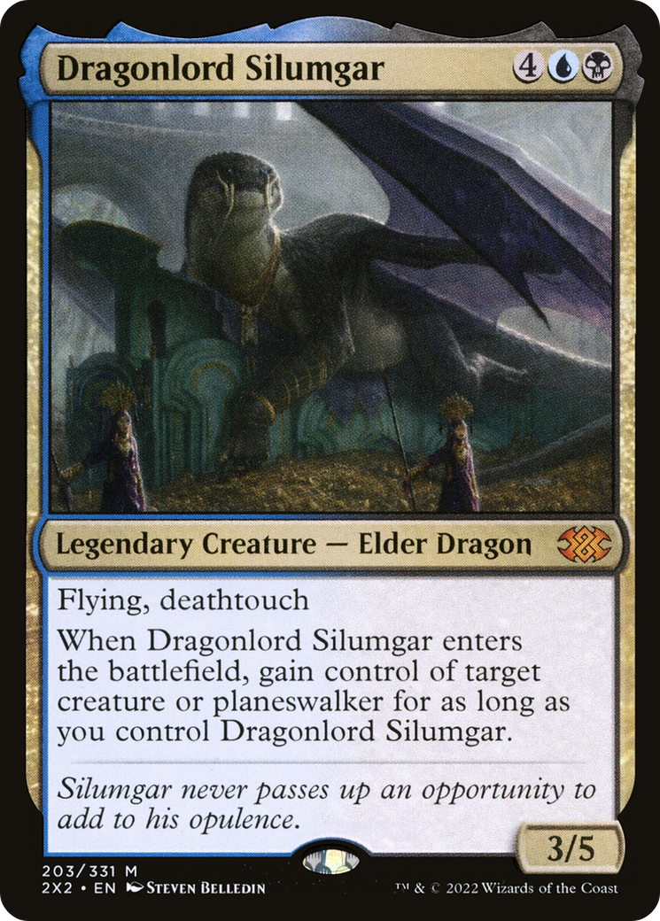 {R} Dragonlord Silumgar [Double Masters 2022][2X2 203]