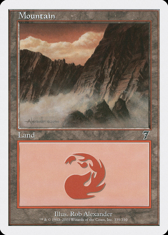 {B}[7ED 339] Mountain (339) [Seventh Edition]
