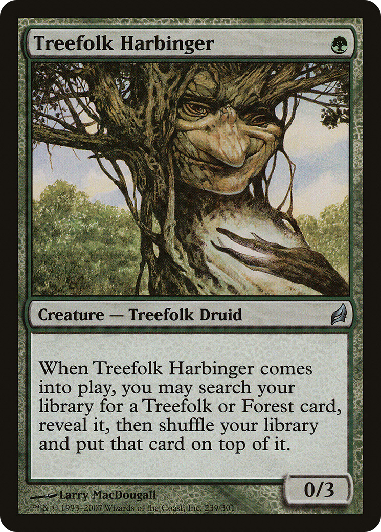 {C} Treefolk Harbinger [Lorwyn][LRW 239] - Misty Mountain Games