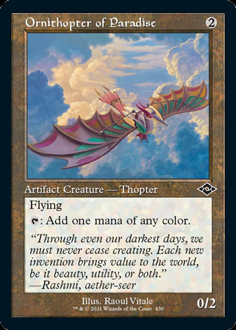{C} Ornithopter of Paradise (Retro Foil Etched) [Modern Horizons 2][RF ET MH2 430]