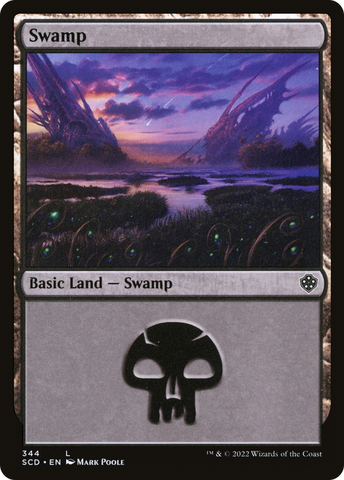 {B}[SCD 344] Swamp (344) [Starter Commander Decks]