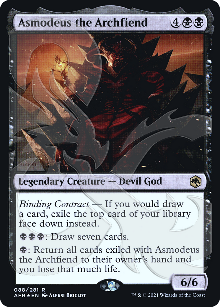{R} Asmodeus the Archfiend (Ampersand Promo) [Dungeons & Dragons: Adventures in the Forgotten Realms Promos][AMP AFR 088]
