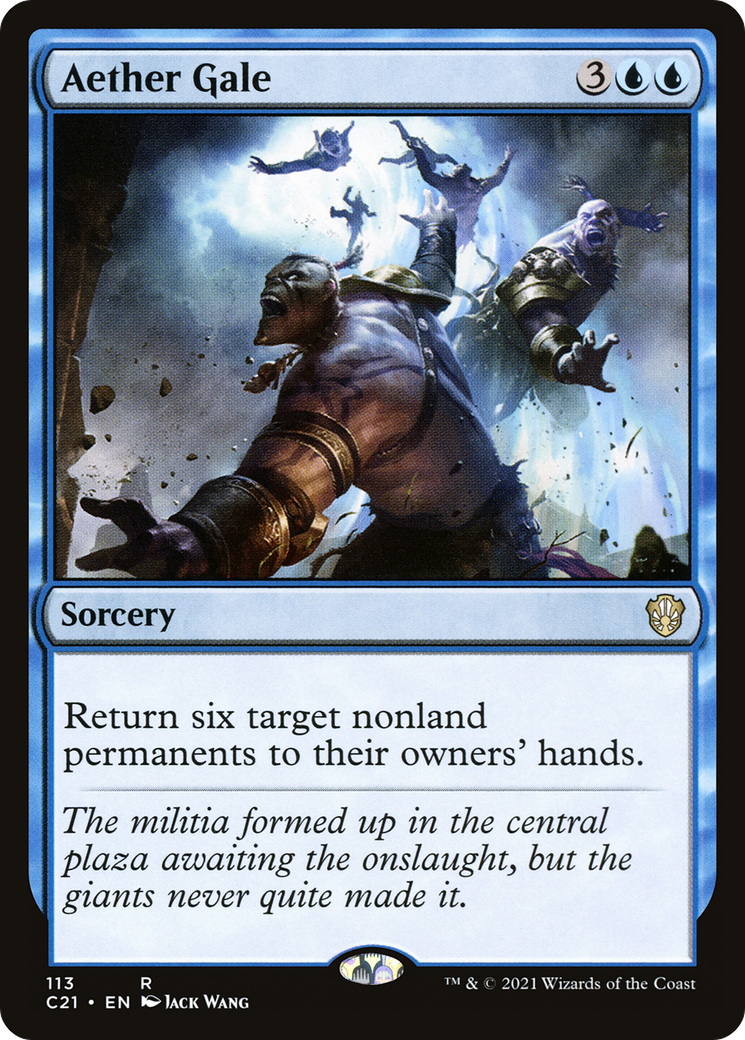 {R} Aether Gale [Commander 2021][C21 113]