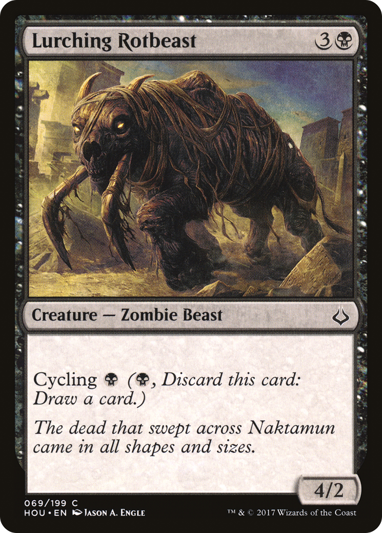 {C} Lurching Rotbeast [Hour of Devastation][HOU 069]