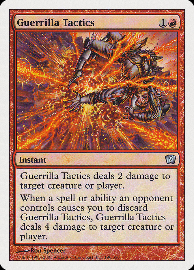 {C} Guerrilla Tactics [Ninth Edition][9ED 196]