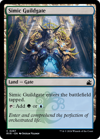 {C} Simic Guildgate [Ravnica Remastered][RVR 287]