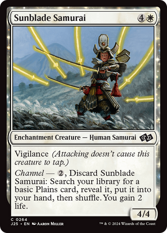 {C} Sunblade Samurai [Foundations Jumpstart][J25 264]