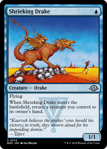 {C} Shrieking Drake [Modern Horizons 3][MH3 272]