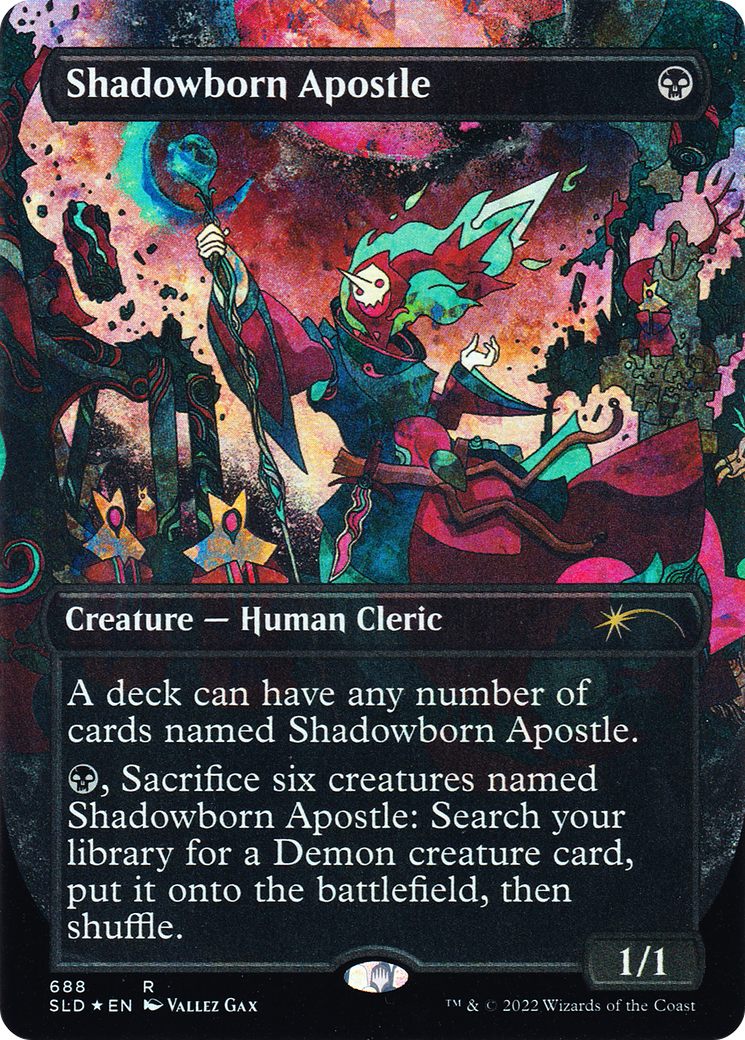 {R} Shadowborn Apostle (688) (Borderless) [Secret Lair Drop Promos][SLD 688]