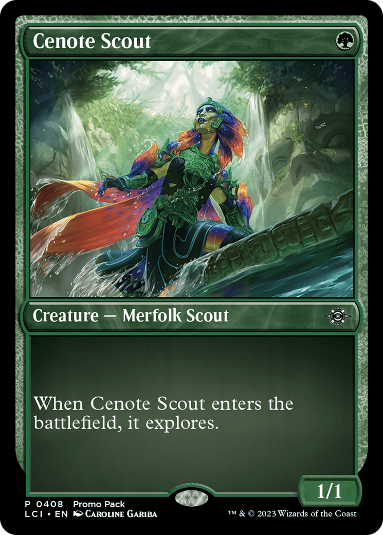 {@C} Cenote Scout [The Lost Caverns of Ixalan Promos][LCI 408]