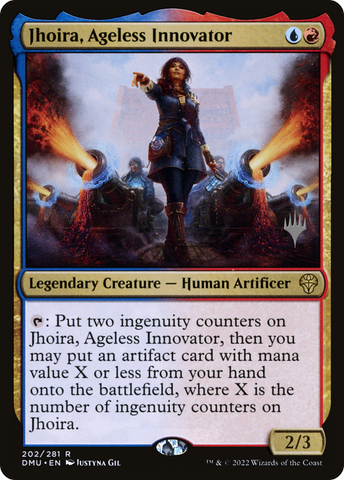 {R} Jhoira, Ageless Innovator (Promo Pack) [Dominaria United Promos][PP DMU 202]