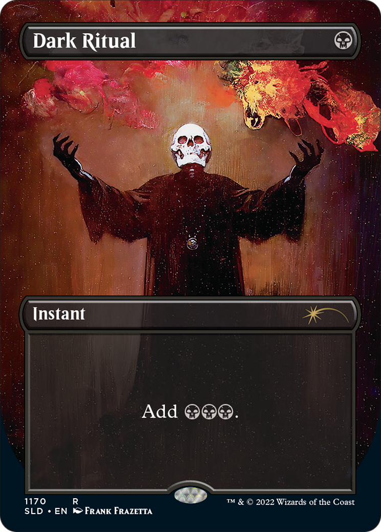 {R} Dark Ritual (Borderless) [Secret Lair Drop Series][SLD 1170]