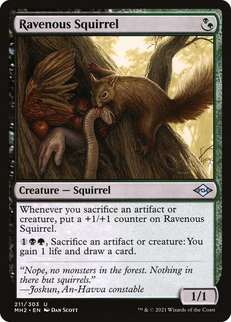 {C} Ravenous Squirrel [Modern Horizons 2] [MH2 211]