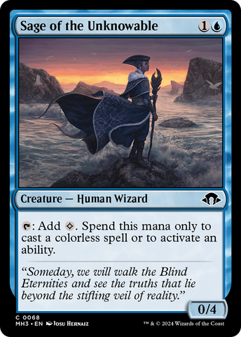 {C} Sage of the Unknowable [Modern Horizons 3][MH3 068]