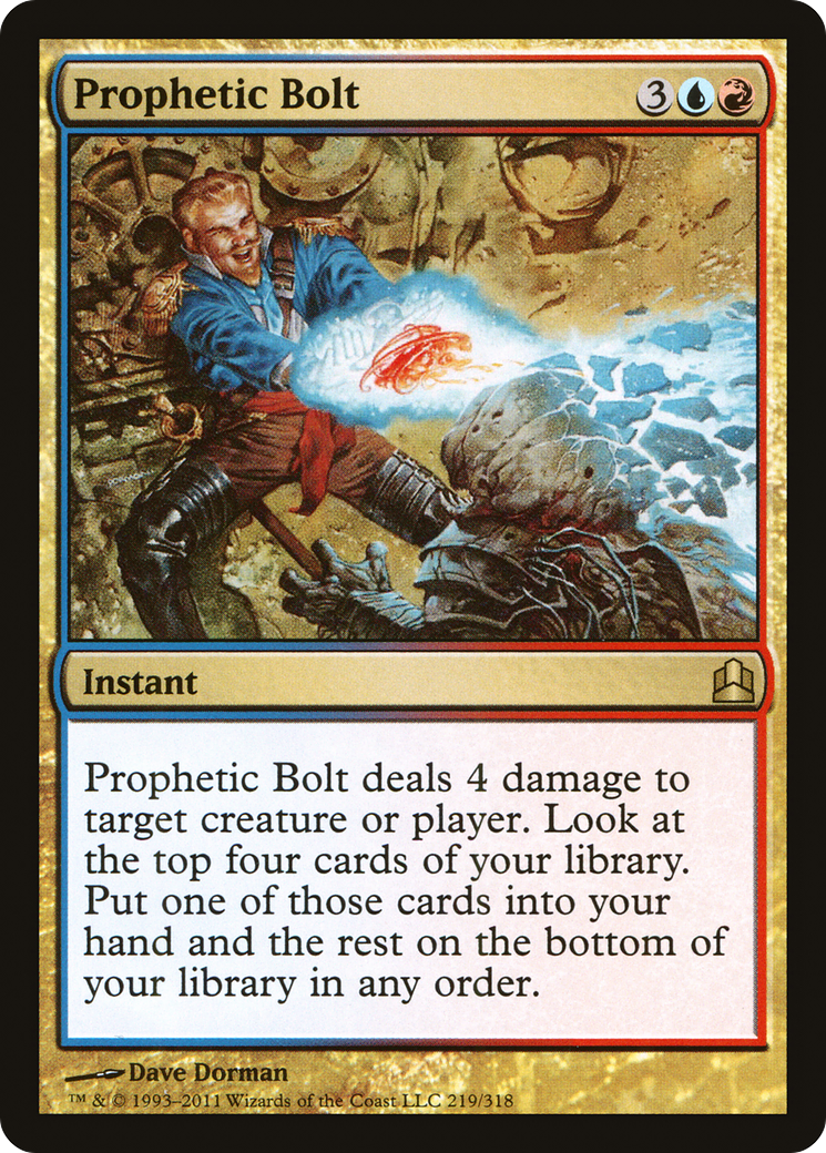 {R} Prophetic Bolt [Commander 2011][CMD 219]