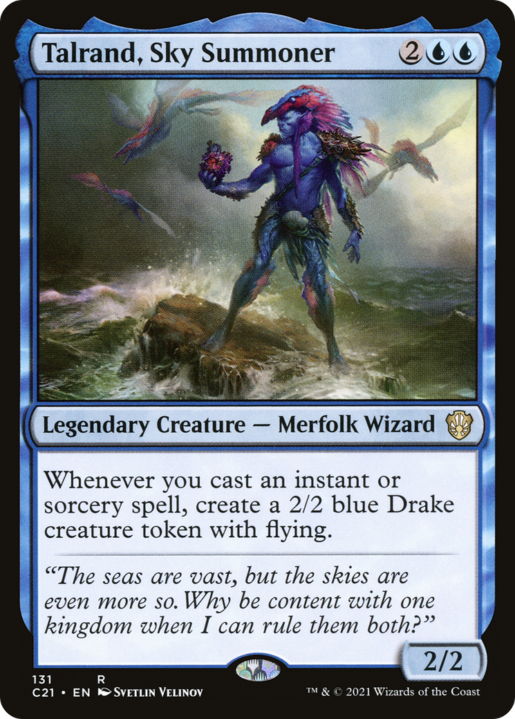 {R} Talrand, Sky Summoner [Commander 2021][C21 131]