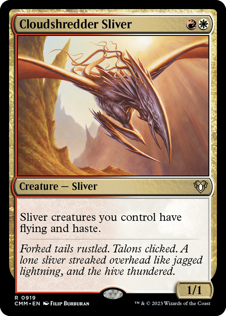 {R} Cloudshredder Sliver [Commander Masters][CMM 919]