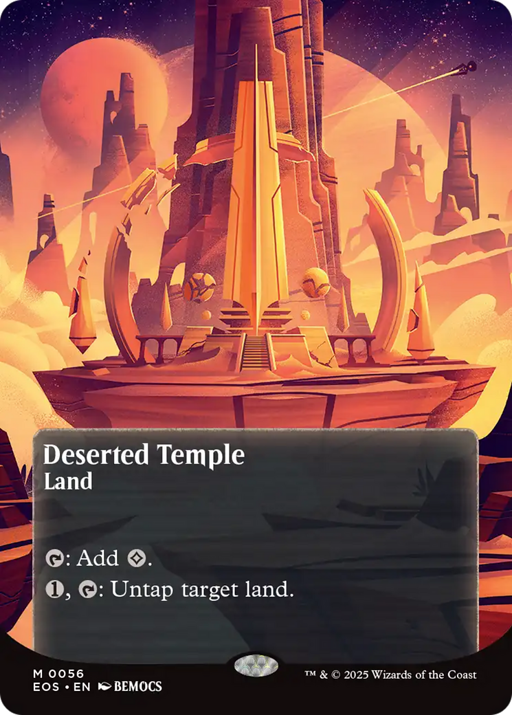 {R} Deserted Temple (0056) (Poster) [Edge of Eternities: Stellar Sights][EOS 056]