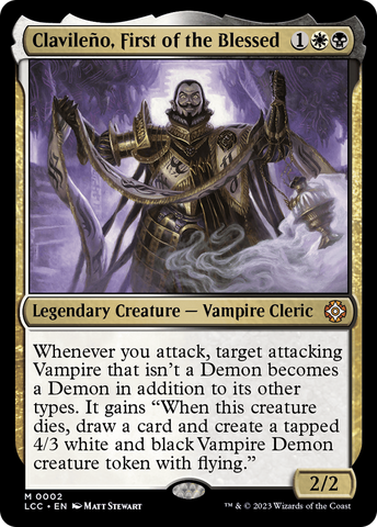 {R} Clavileno, First of the Blessed [The Lost Caverns of Ixalan Commander][LCC 002]