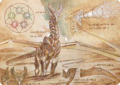 {A} Ramos, Dragon Engine Art Card [The Brothers' War Art Series][ABRO 074]