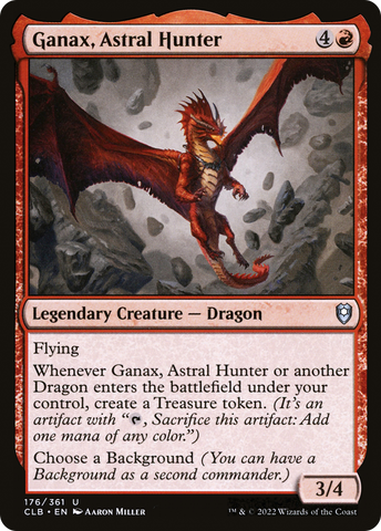 {C} Ganax, Astral Hunter [Commander Legends: Battle for Baldur's Gate][CLB 176]