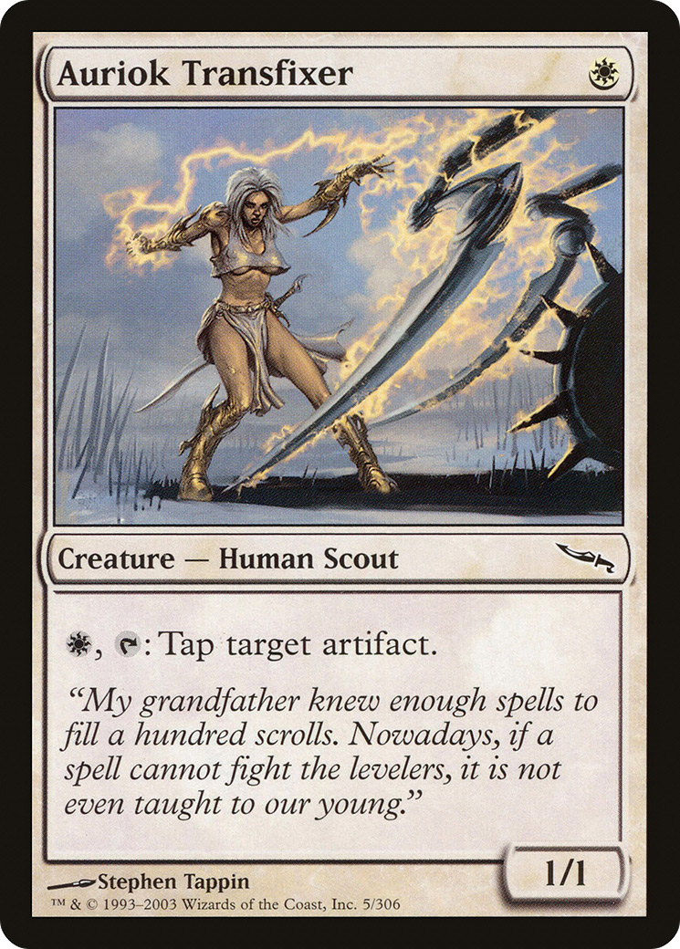 {C} Auriok Transfixer [Mirrodin][MRD 005]