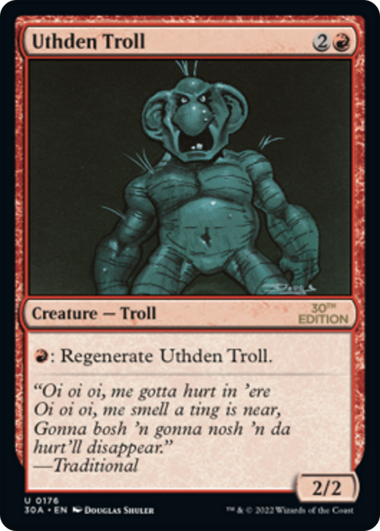{C} Uthden Troll [30th Anniversary Edition][30A 176]