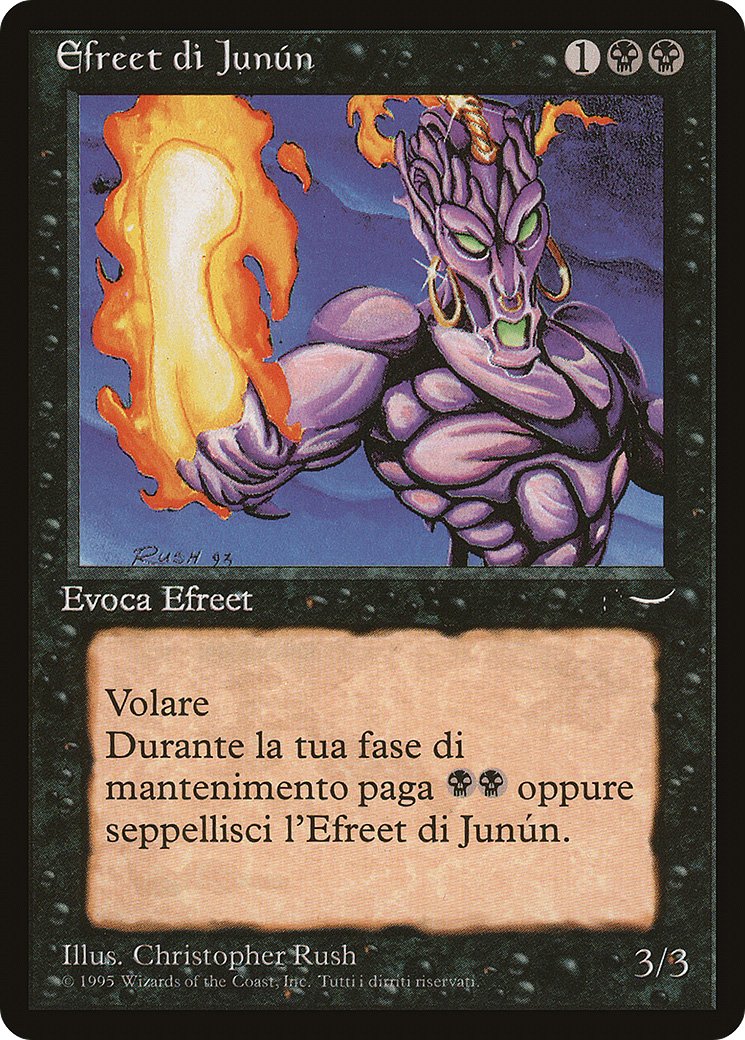 {C} Junun Efreet (Italian) - "Efreet di Junun" [Rinascimento][RIN 055]