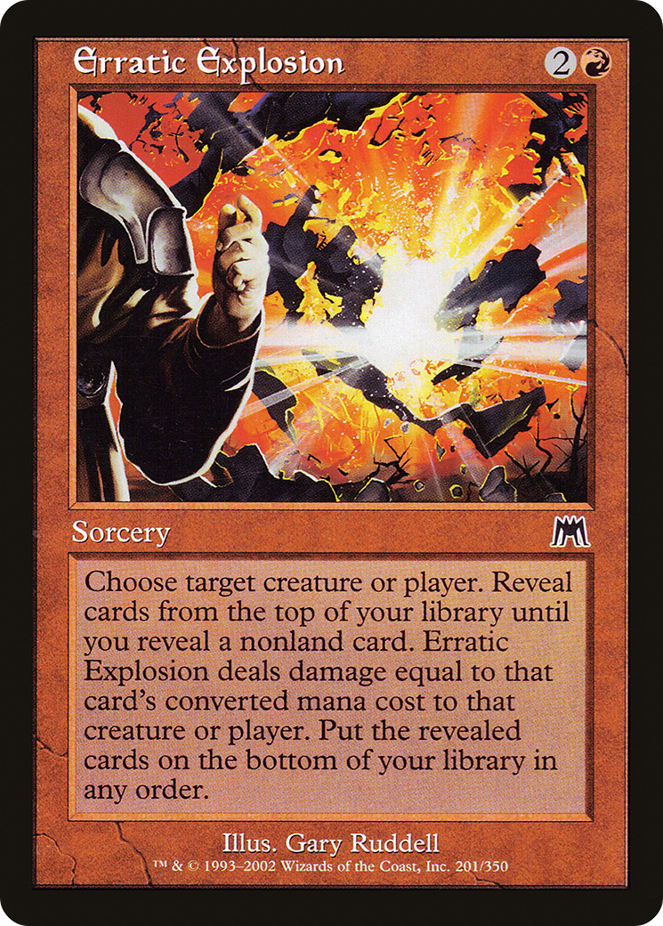 {C} Erratic Explosion [Onslaught][ONS 201]