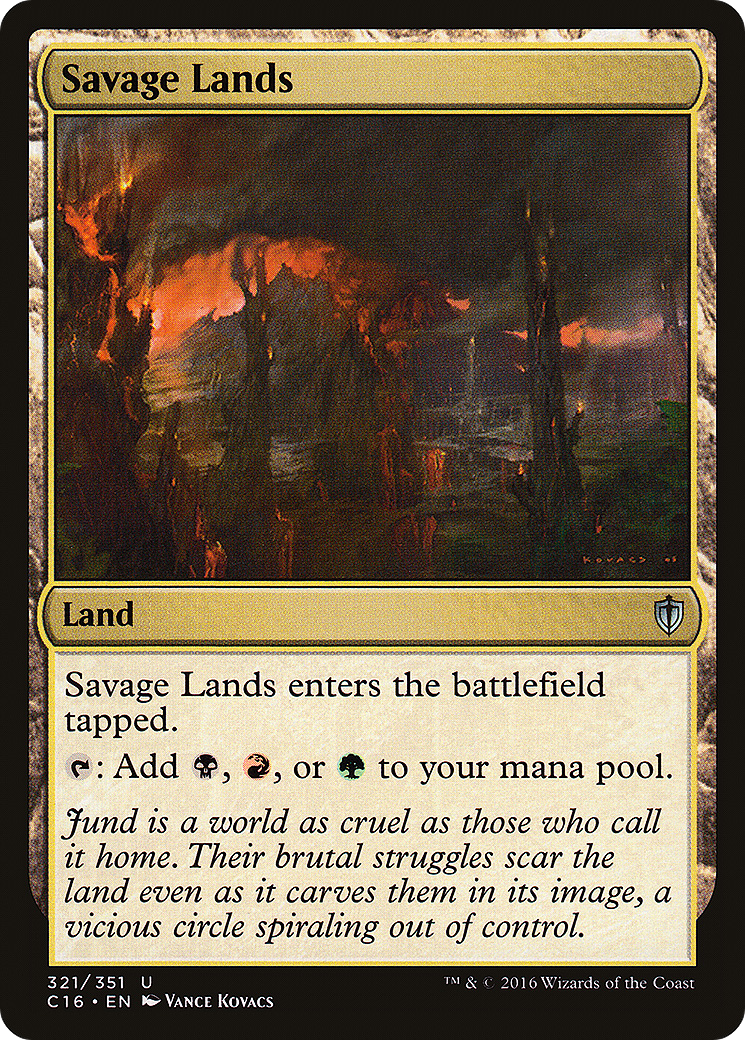 {C} Savage Lands [Commander 2016][C16 321]