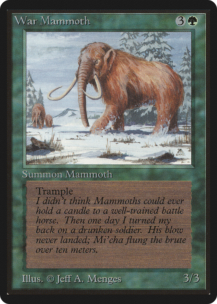 {C} War Mammoth [Beta Edition][LEB 228] - Misty Mountain Games