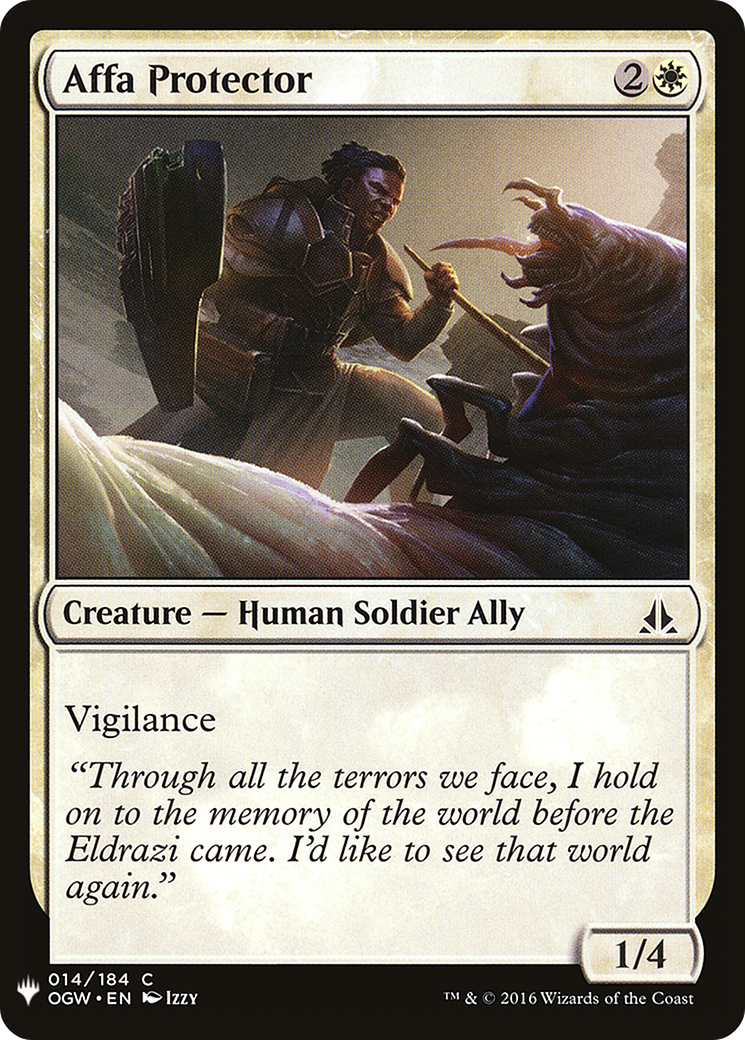 {C} Affa Protector [Mystery Booster][LS OGW 014]
