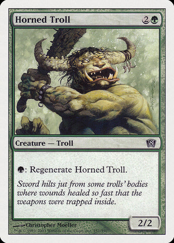 {C} Horned Troll [Eighth Edition][8ED 257]