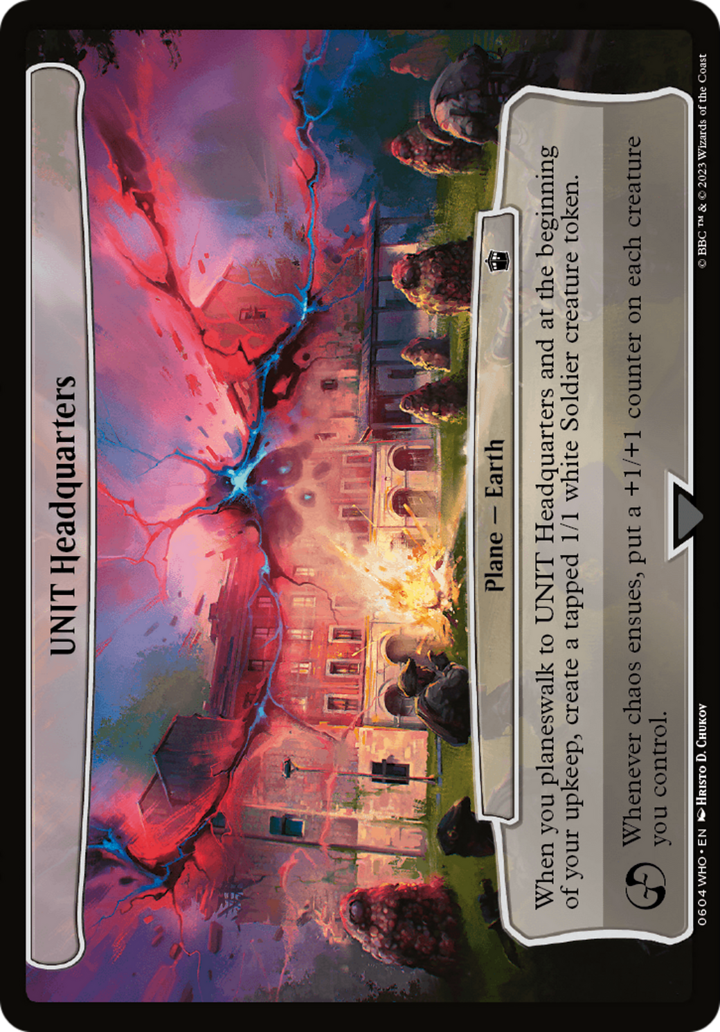 {O} UNIT Headquarters [Planechase][OVR WHO 604]