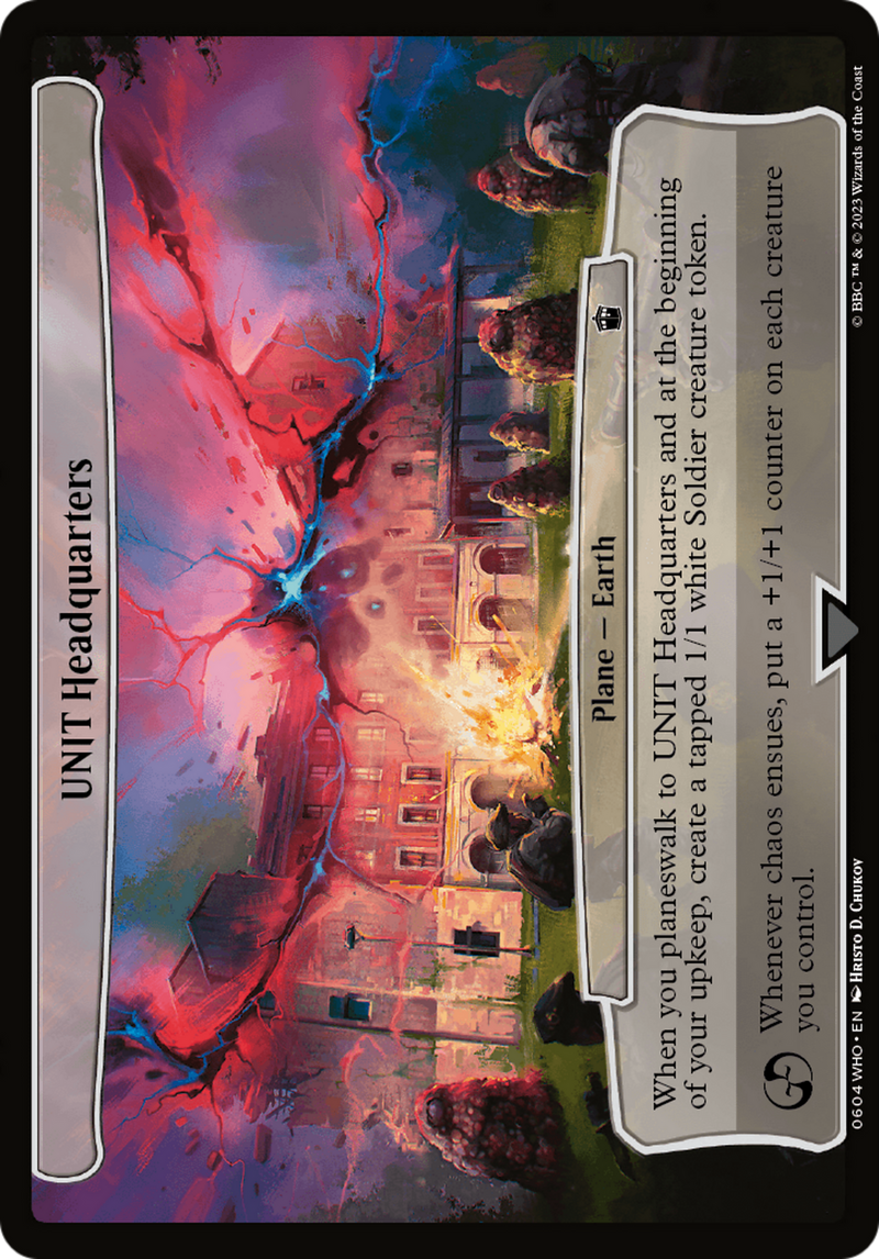{O} UNIT Headquarters [Planechase][OVR WHO 604]