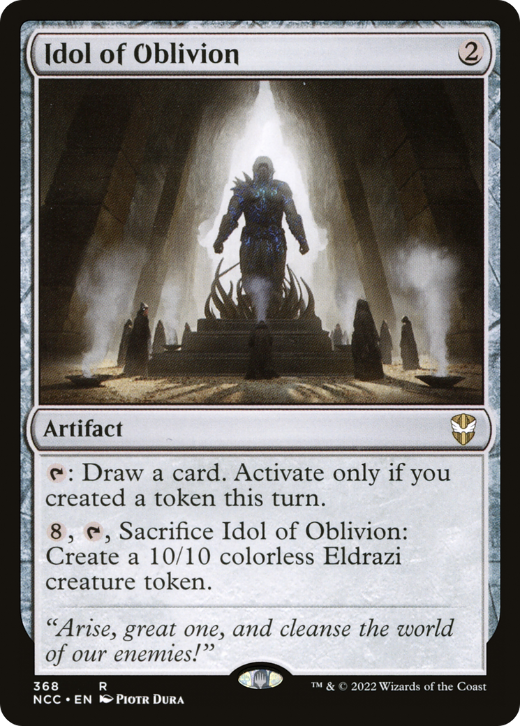 {R} Idol of Oblivion [Streets of New Capenna Commander][NCC 368] - Misty Mountain Games
