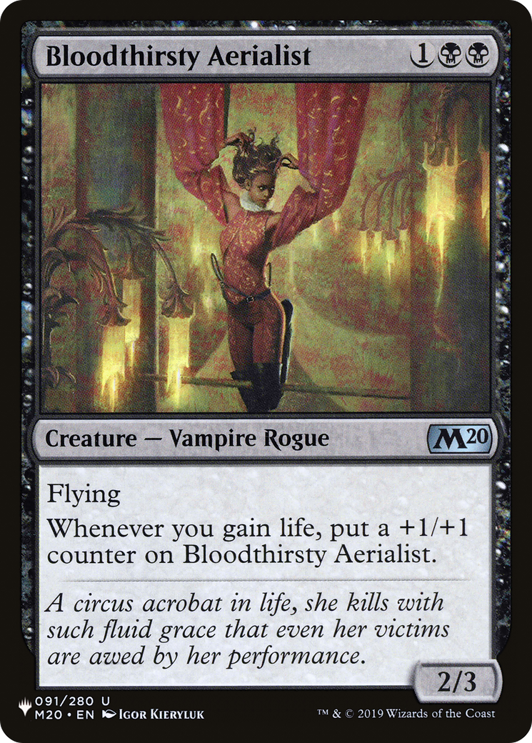 Bloodthirsty Aerialist [LIST 091/280]