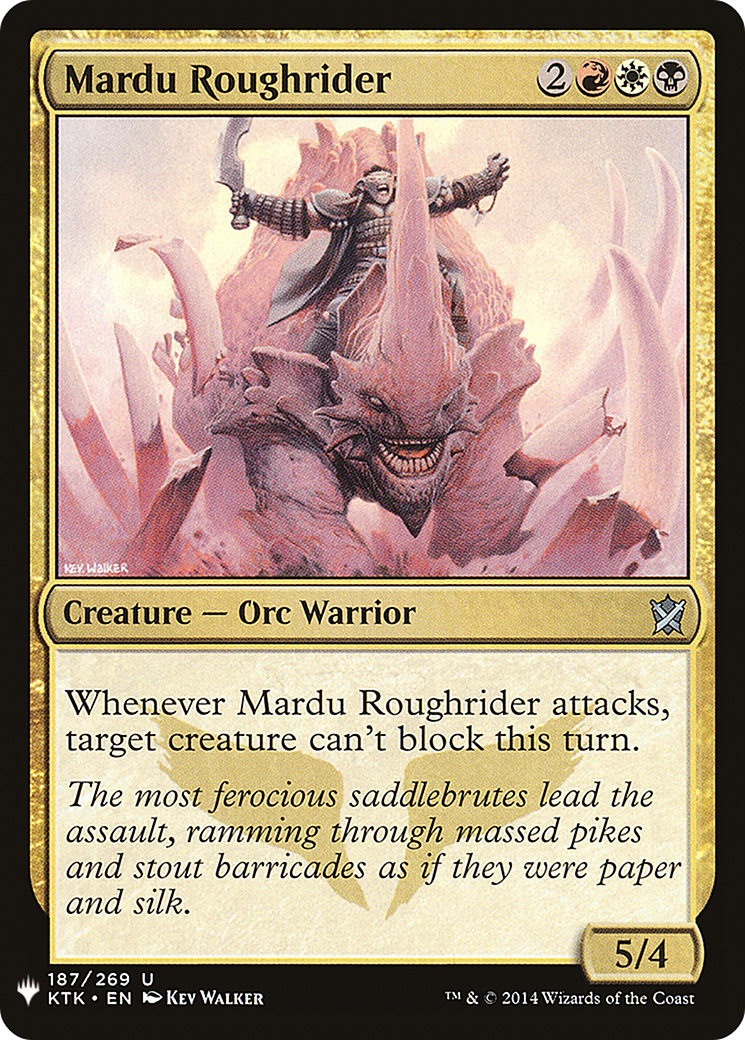 {C} Mardu Roughrider [Mystery Booster][LS KTK 187]