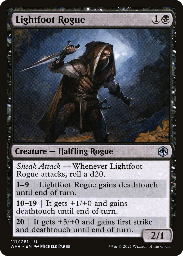 {C} Lightfoot Rogue [Dungeons & Dragons: Adventures in the Forgotten Realms][AFR 111]