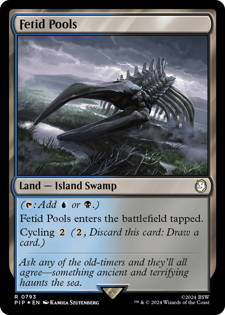 {R} Fetid Pools (Surge Foil) [Fallout][PIP 793]