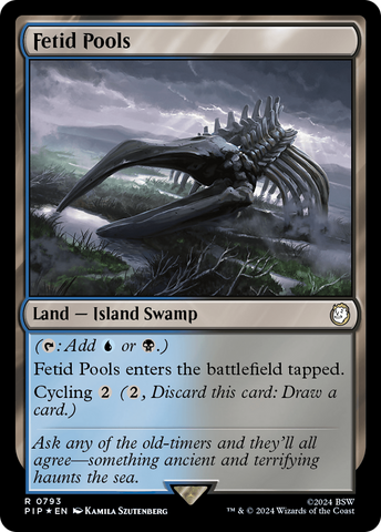 {R} Fetid Pools (Surge Foil) [Fallout][PIP 793]