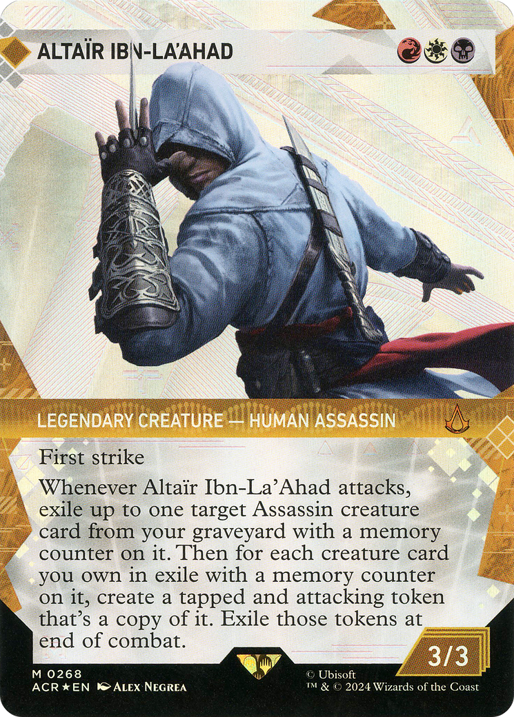{R} Altair Ibn-La'Ahad (Showcase) (Textured Foil) [Assassin's Creed][ACR 268] - Misty Mountain Games