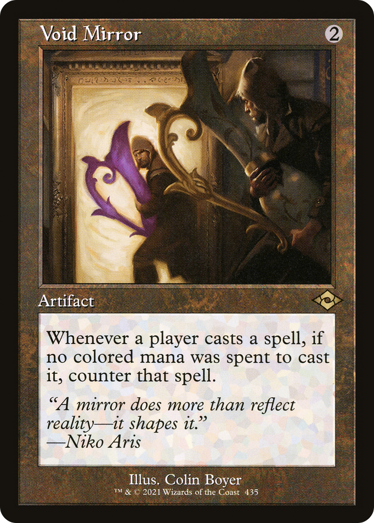 {R} Void Mirror (Retro Frame) (Foil) [Modern Horizons 2] [MH2 435]