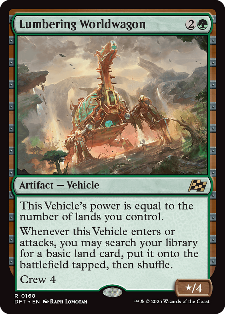 {@R} Lumbering Worldwagon [Aetherdrift][DFT 168]