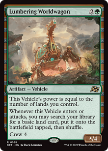 {@R} Lumbering Worldwagon [Aetherdrift][DFT 168]