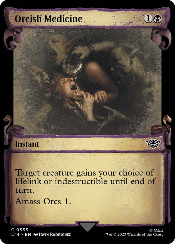 {C} Orcish Medicine [The Lord of the Rings: Tales of Middle-Earth Showcase Scrolls][LTR 555]